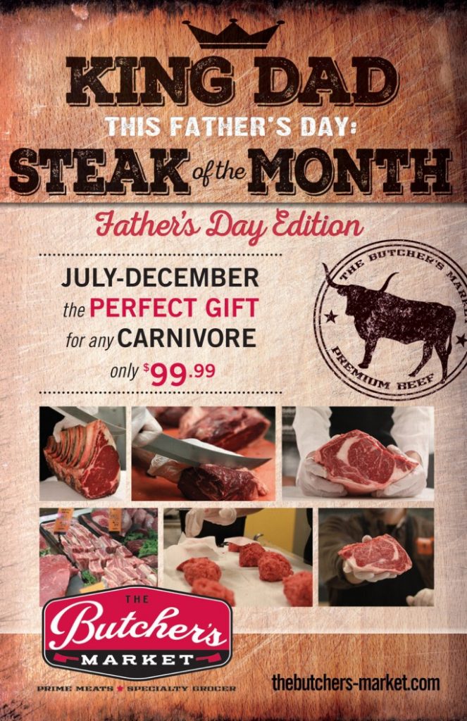 Try our new Steak of the Month Club! Butchers Market